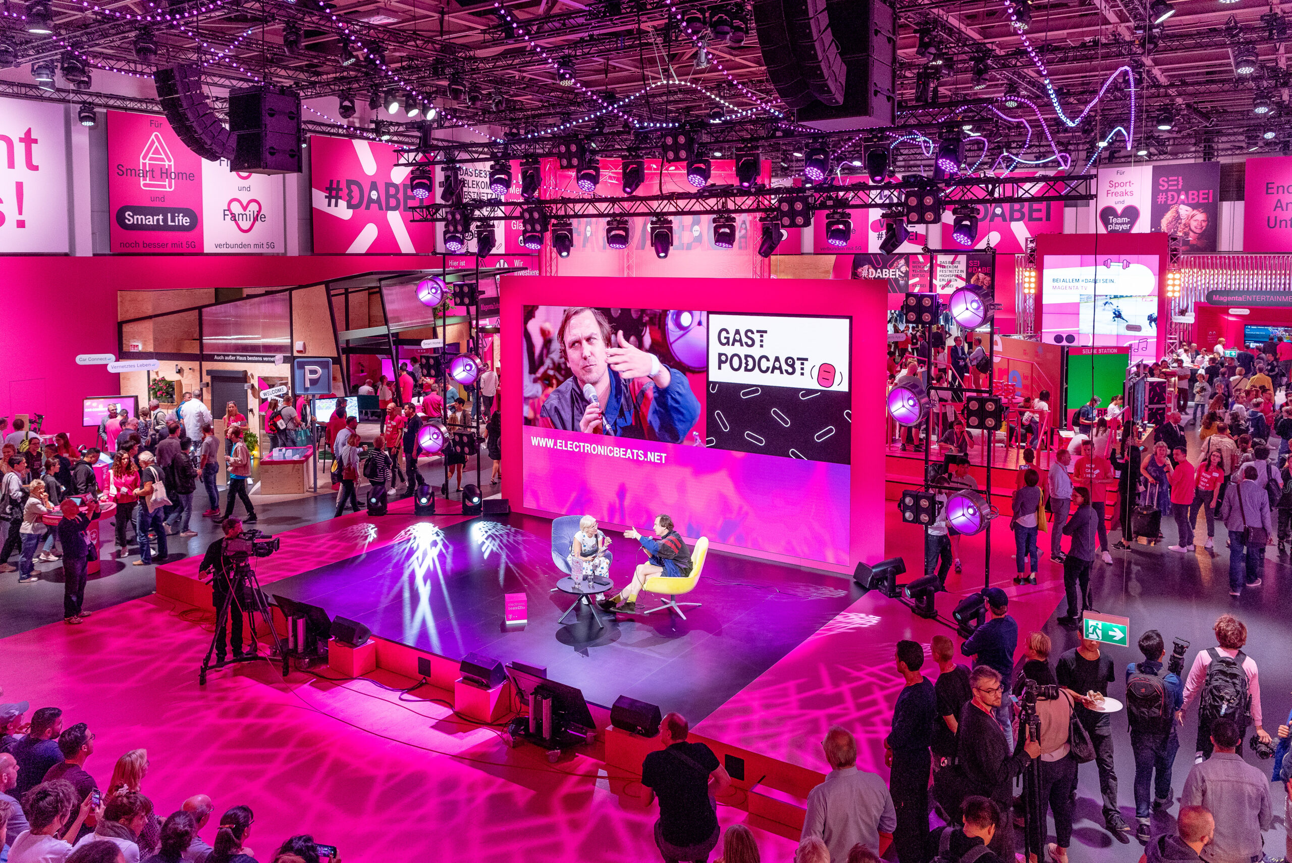 Brand stage and show floor at IFA Berlin